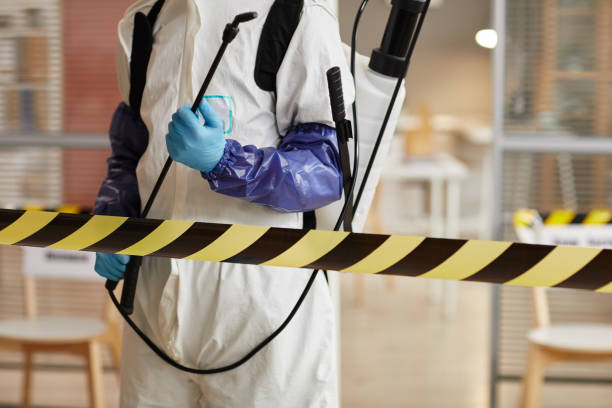 Professional Infectious Disease Decontamination technician working in Abington, MA